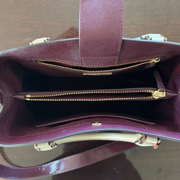 Tory Burch Saffiano Leather Top Handle Bag - Picture 3 of 5